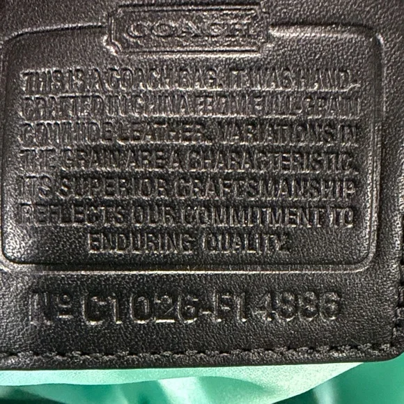 Coach Glossy Black Leather Shoulder Bag - Picture 6 of 7